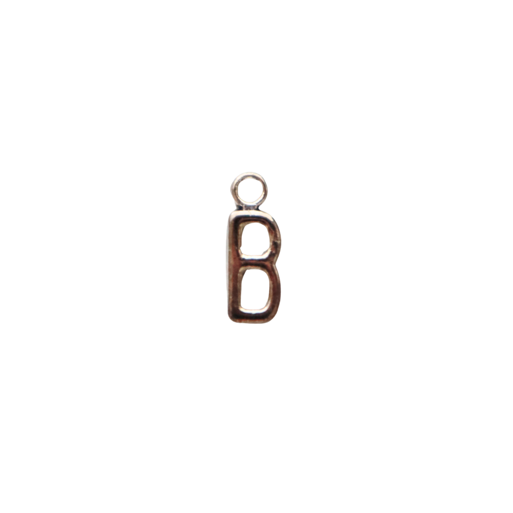 Silver Letter “B”