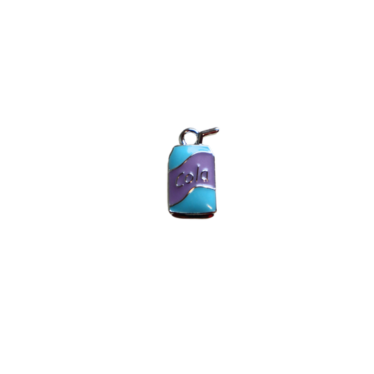 Blue/Purple Cola Silver Charm