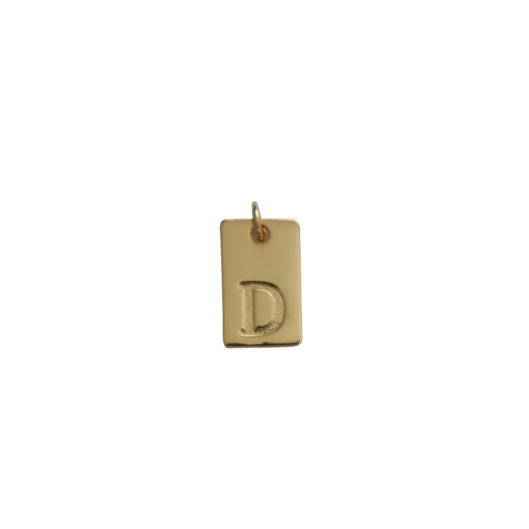 Gold Filled D Pendant