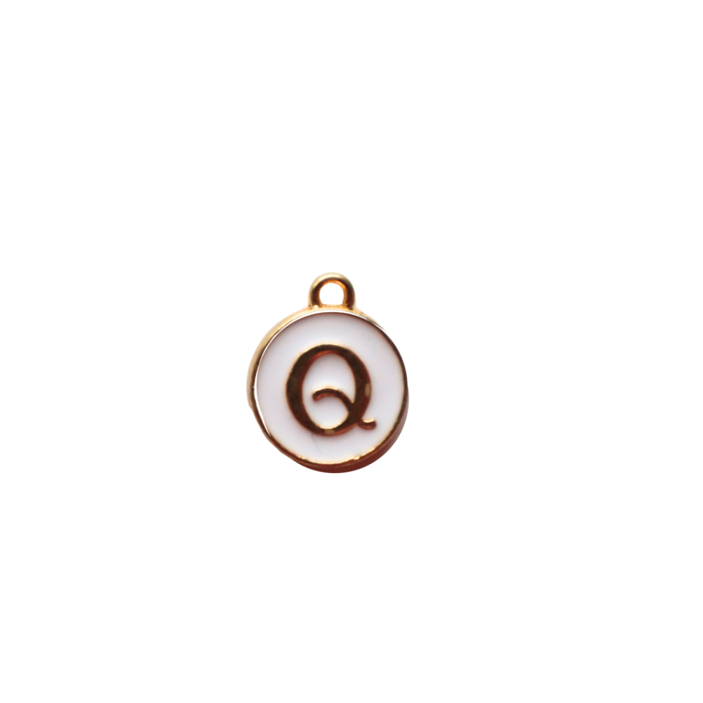 Circle White “Q”