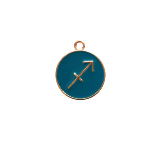 Big Blue Sagittarius Charm