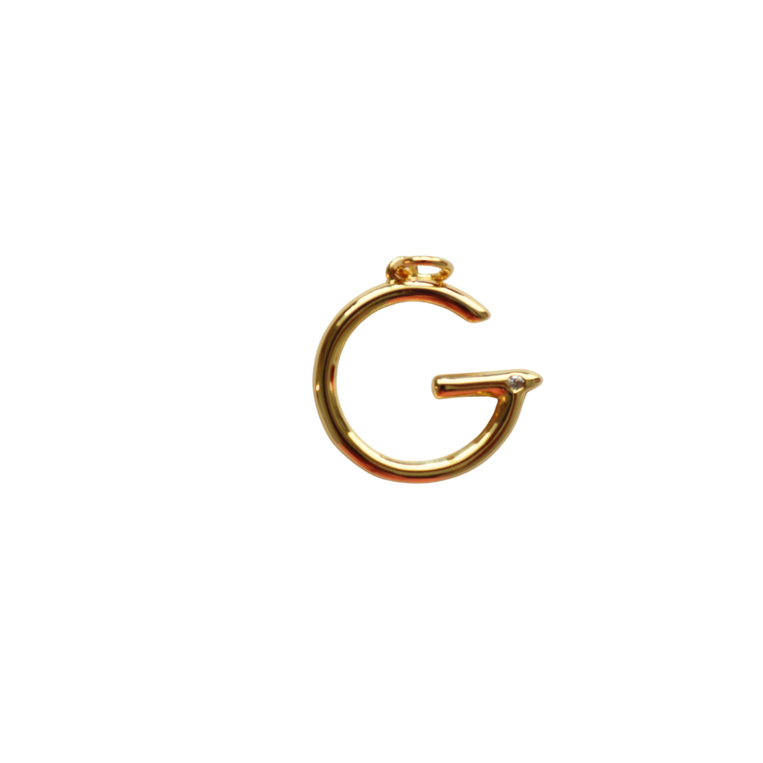 Gold Filled Skinny “G” Charm