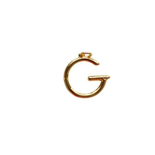 Gold Filled Skinny “G” Charm