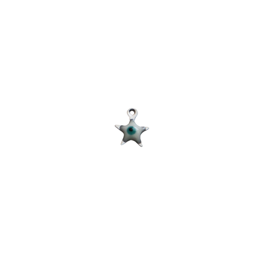 White Star Eye Charm