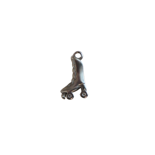 Silver Rollerblade Charm