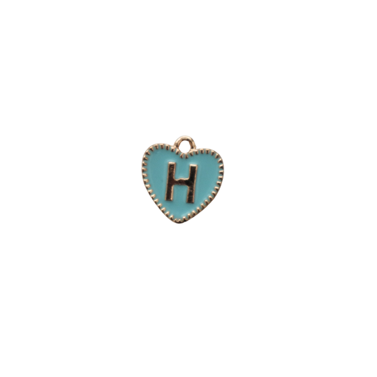 Blue Textured “H” Heart