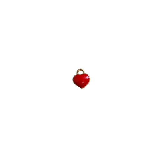 Small Red Heart Charm