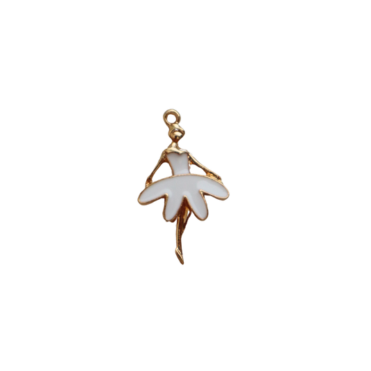 Big White and Gold Ballerina