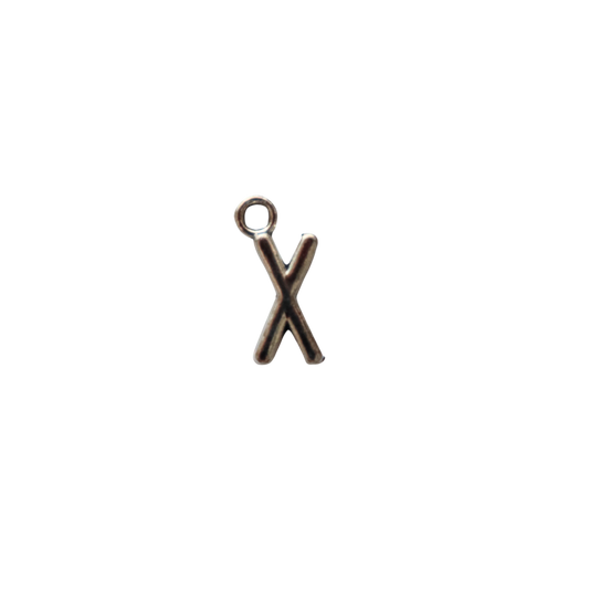 Silver Letter “X”