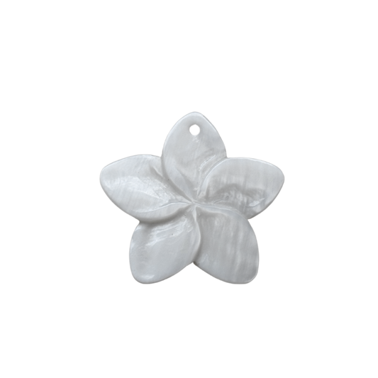 White Flower Charm
