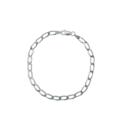 Sterling Silver Curb Chain Bracelet